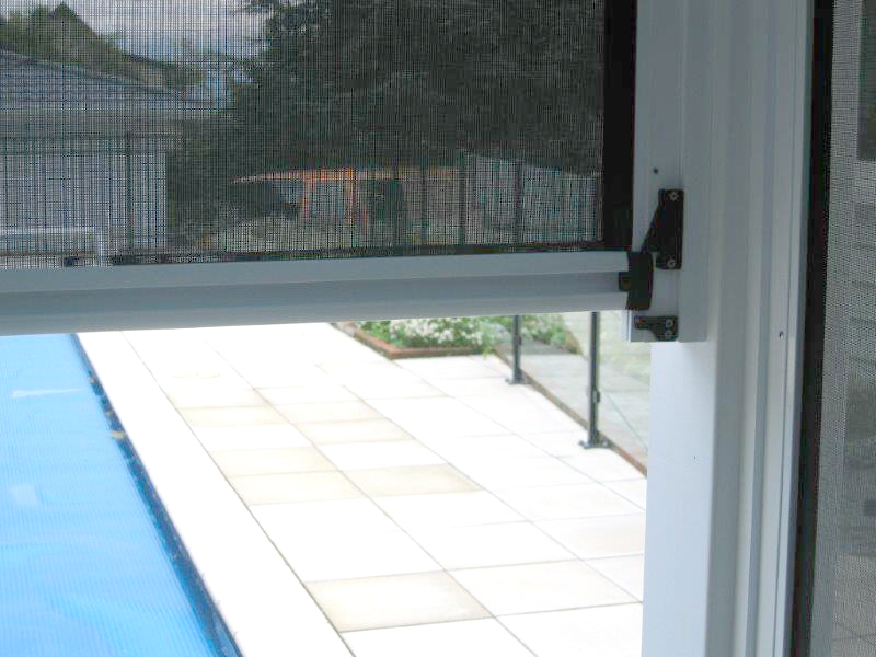 ZipTrak Outdoor Blinds lock into side channels so that they are weatherproof with no leaks.